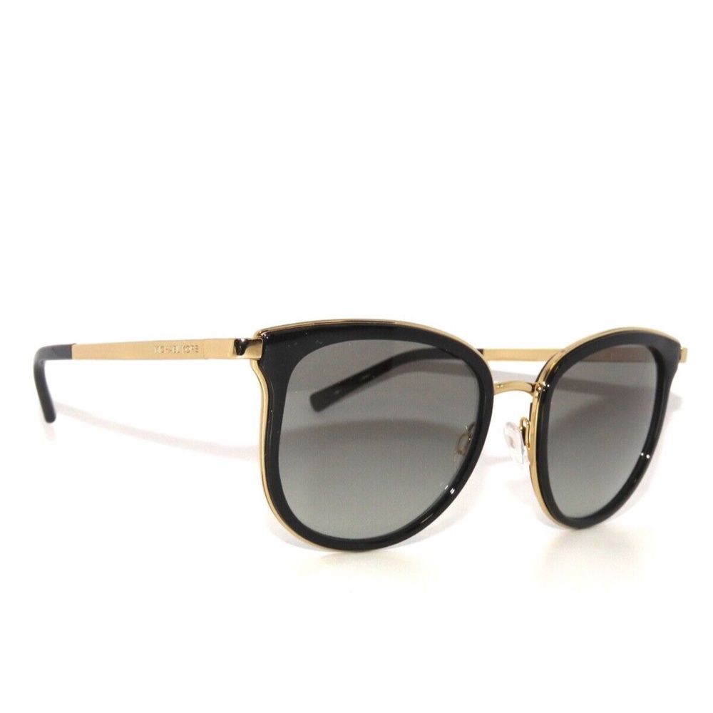 Michael Kors Adrianna I 1010 110011 Black Gold Gray Gradient Sunglasses - Picture 3 of 5